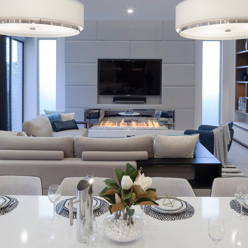 EcoSmart XL900 Ethanol Burner In Residential Lounge
