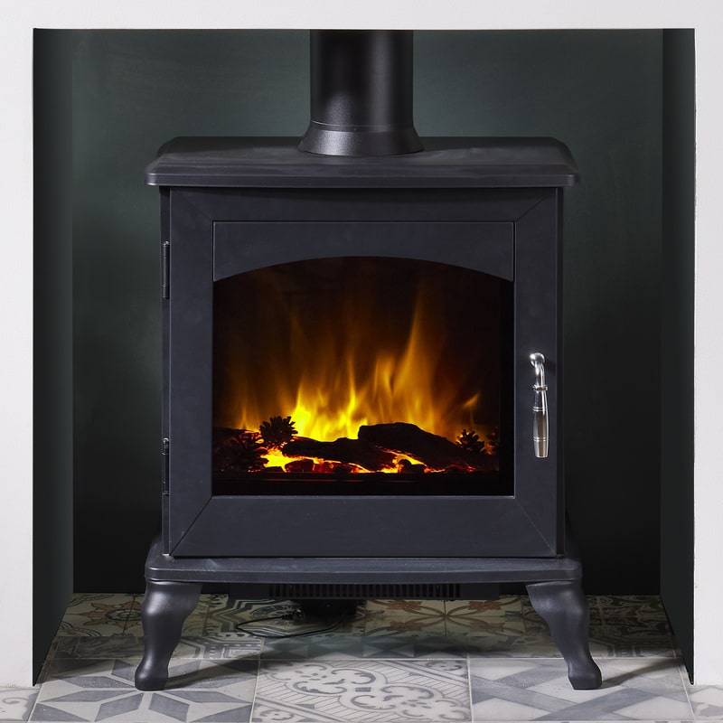 Flametek Reo Electric Stove Fire