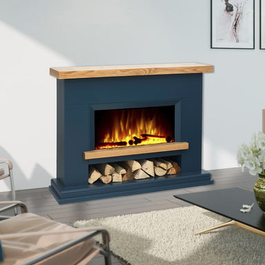 FlameTek Brooklyn Suite Finished In Brooklyn Blue