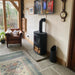 Flametek AltoT Installed WithFlue Side View
